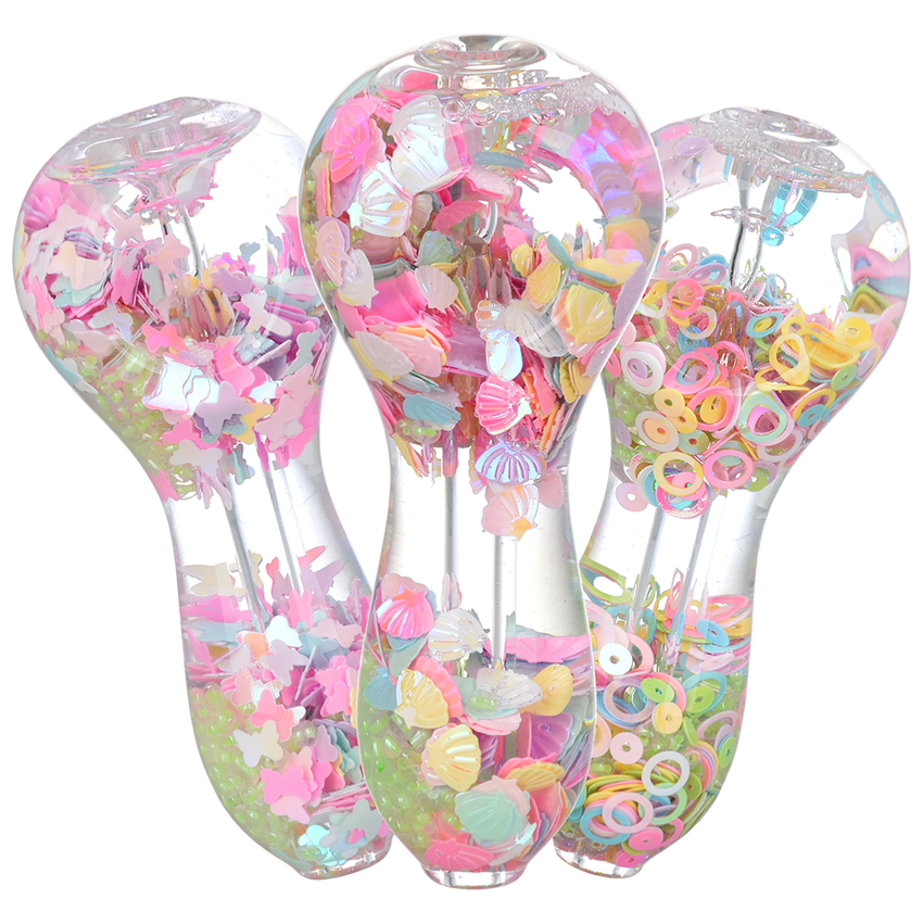 Photograph of product: Pastel Paradise | Glow Beads | Hand Pipe