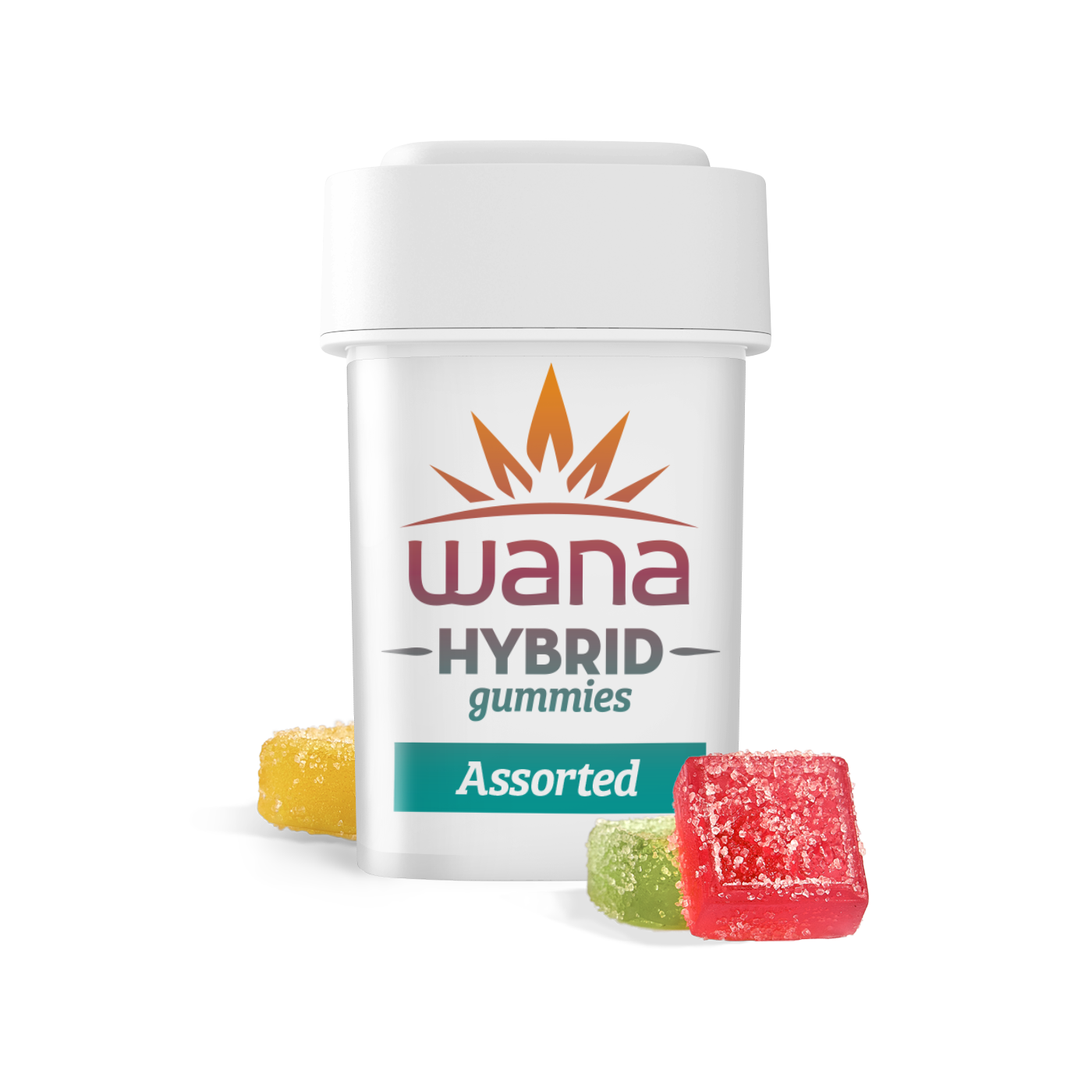 Photograph of product: Classic Assorted Flavors Hybrid Gummies [10 pack] | 100mg