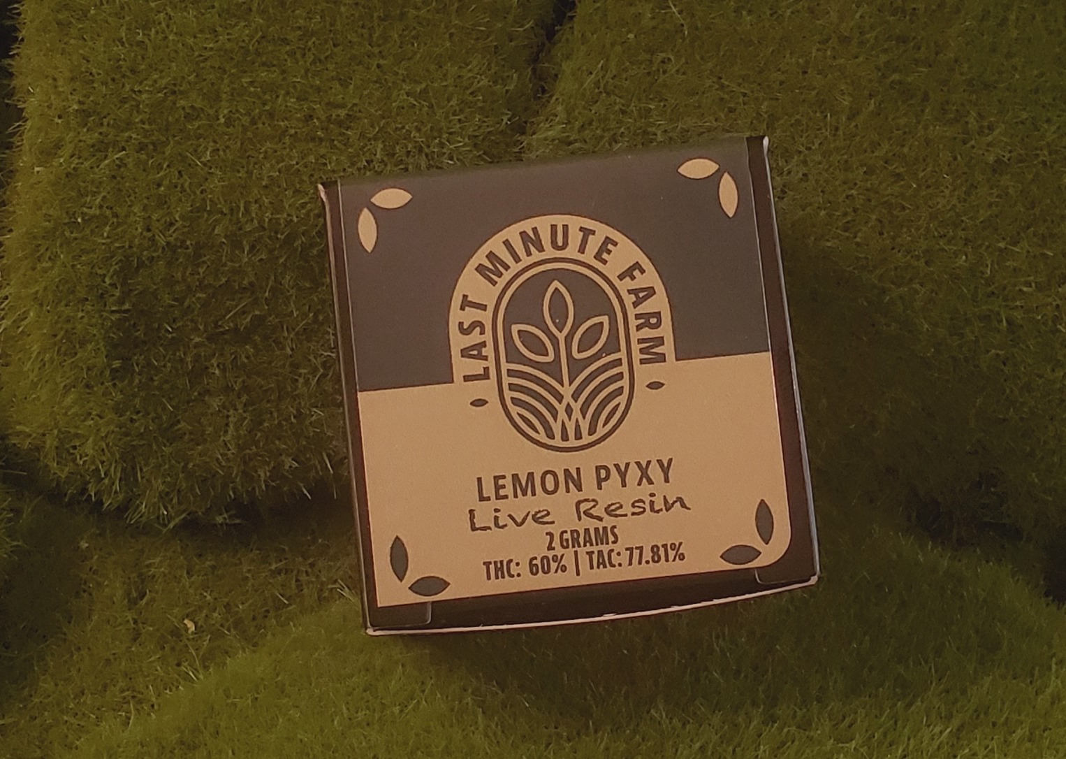 Photograph of product: Live Resin | Lemon Pyxy | Last Minute Farm