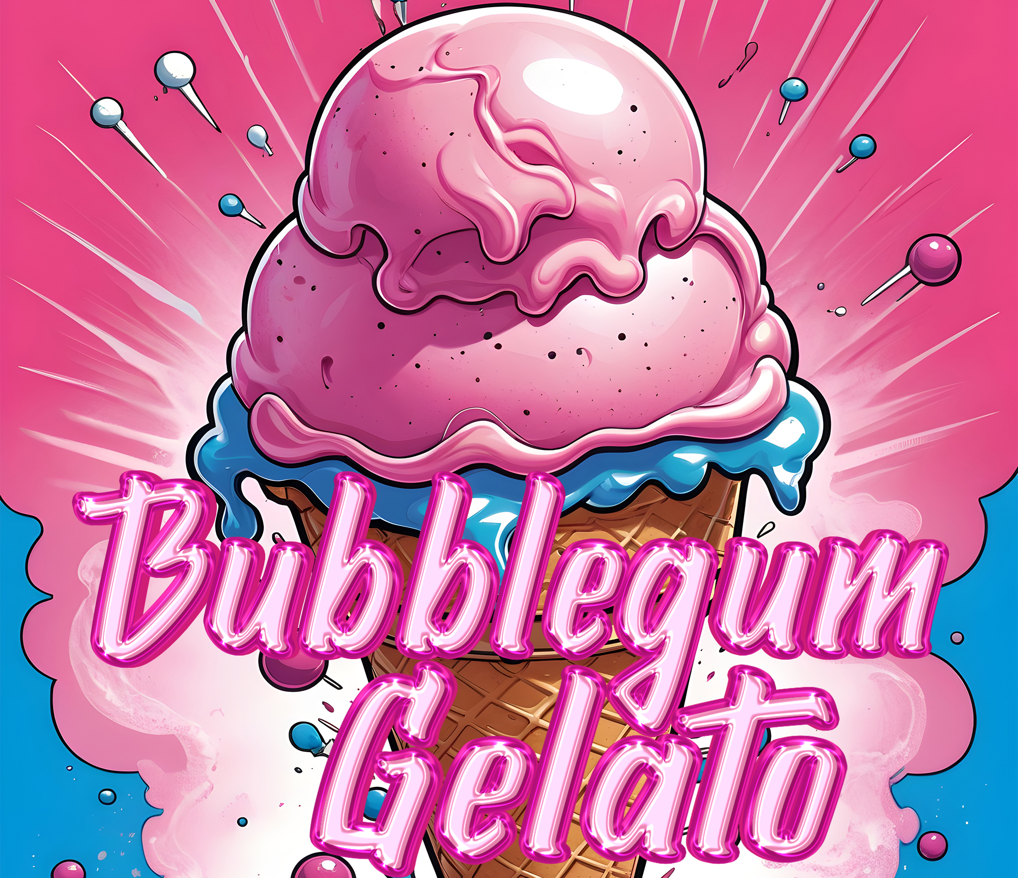 Photograph of product: DELI - Growing Pains - Bubblegum Gelato - 1g