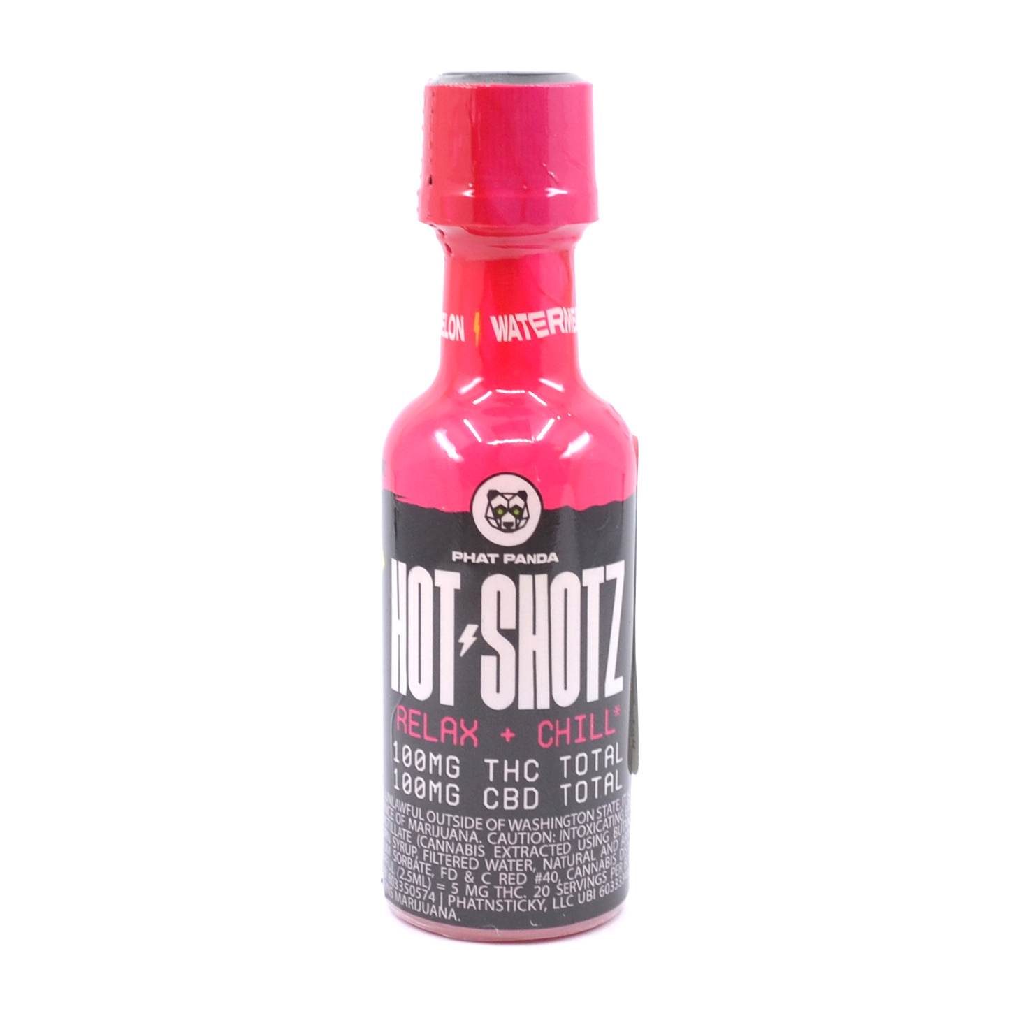 Photograph of product: Hot Shotz - Watermelon 1:1 100mg TH-oui/CBD