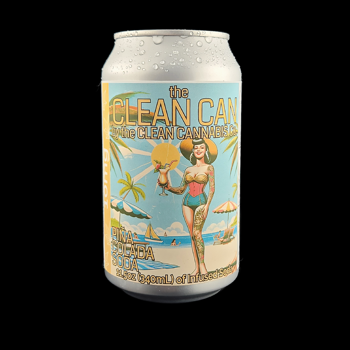 Photograph of Product: Pina Colada Soda (10mg / 2 servings)