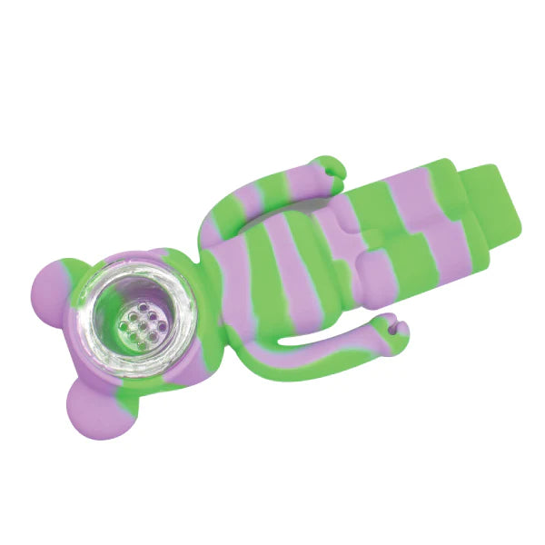 Photograph of product: 4" Silicone Bear Handpipe