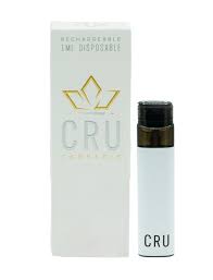Photograph of product: CRU | Grape Ape | Live Resin | 1ml | All-in-One | Vape