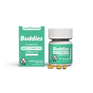 Photograph of product: Oui'd Liq Diamond 1000mg - 25mg ea 40pc - Retail