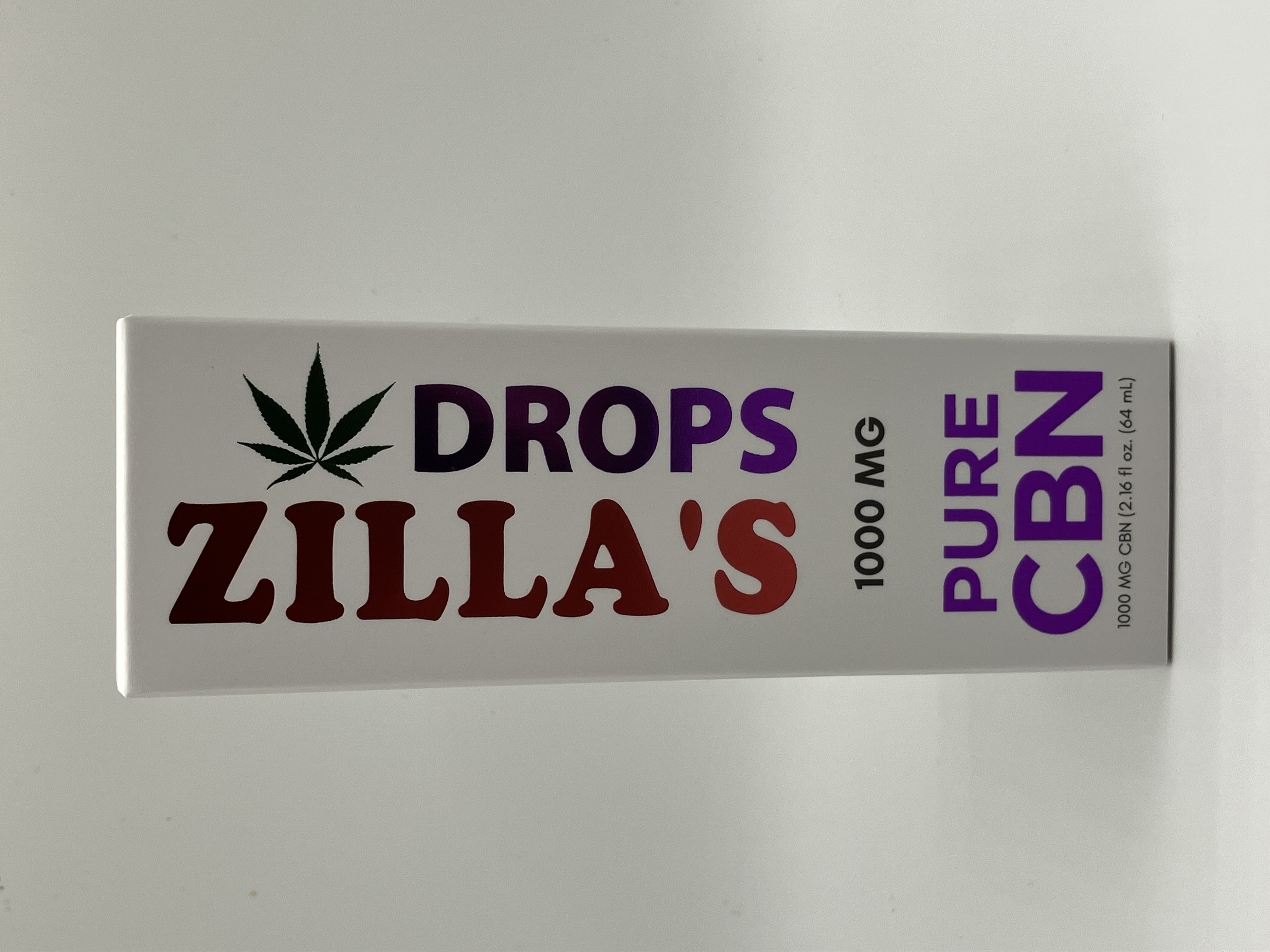 Photograph of product: Zilla's | Pure Tincture - 1000mg CBN