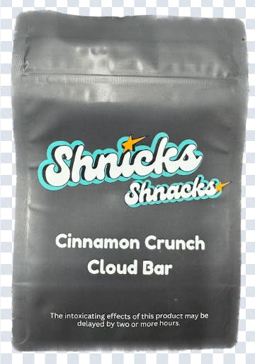 Photograph of product: Shnicks Shnacks Cinnamon Crunch Cloud Bar - 10mg