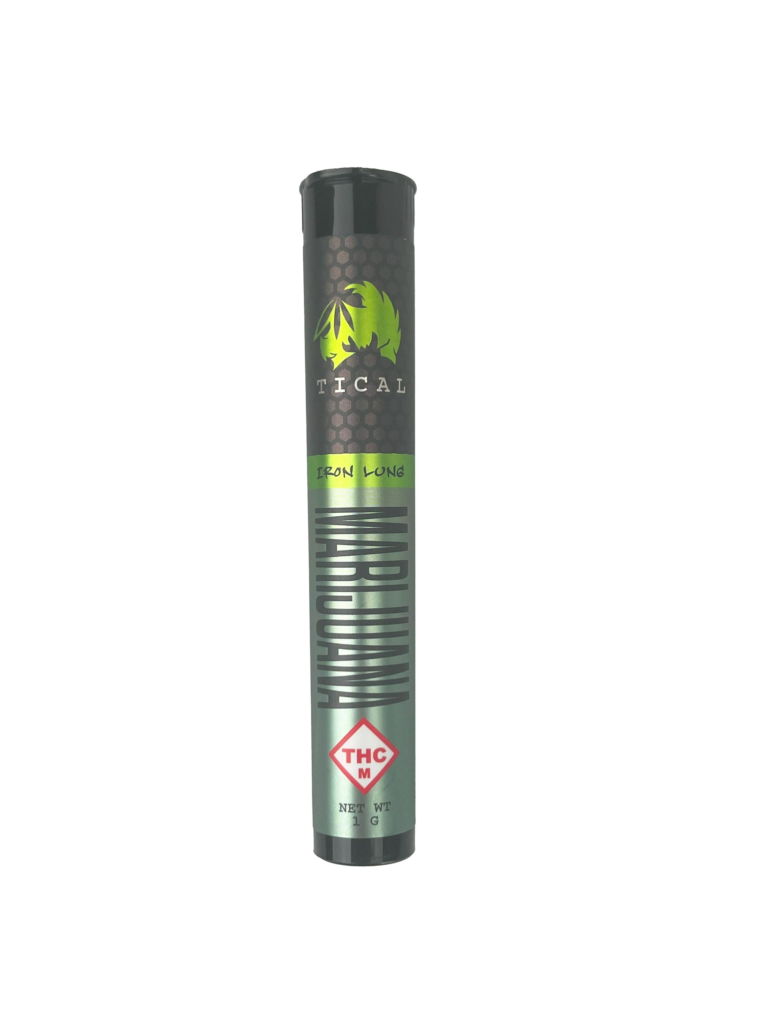 Photograph of product: Iron Lung | 1g | Pre-roll | Tical