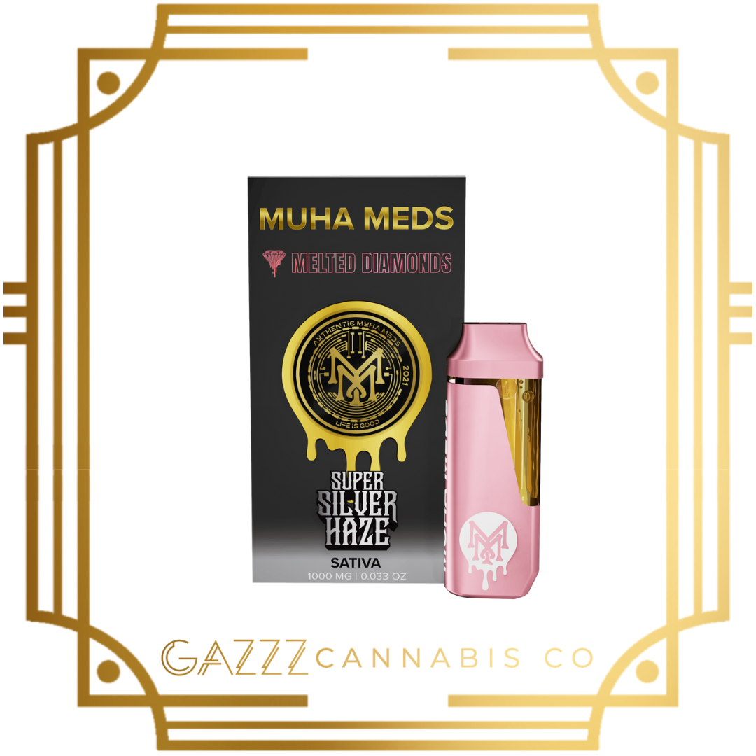 Photograph of product: AIO Disposable - Muha Meds | Melted Diamonds - Super Silver Haze