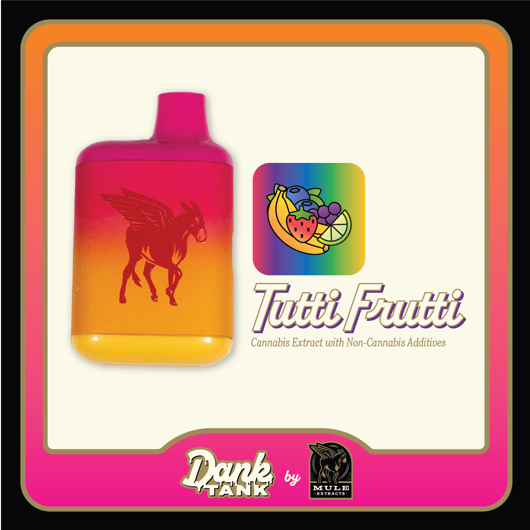 Photograph of product: Tutti Frutti ~ Disposable Dank Tank