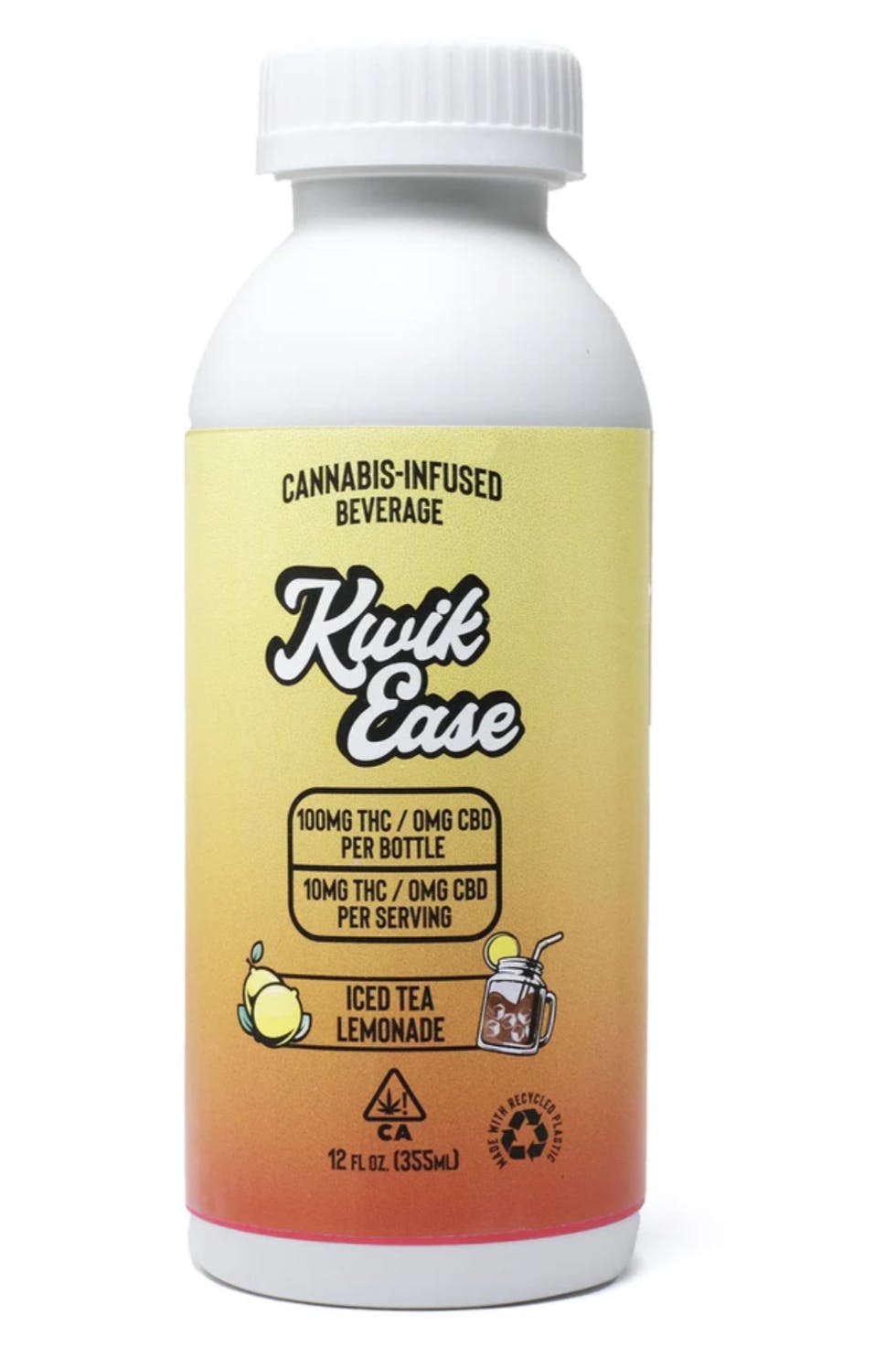 Photograph of product: 100Mg Kwik Ease - Ice Tea Lemonade - $7
