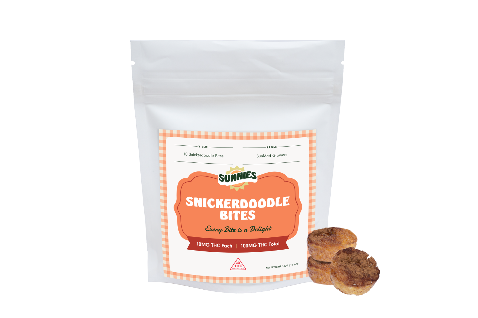 Photograph of product: Sunnies Snickerdoodle Bites