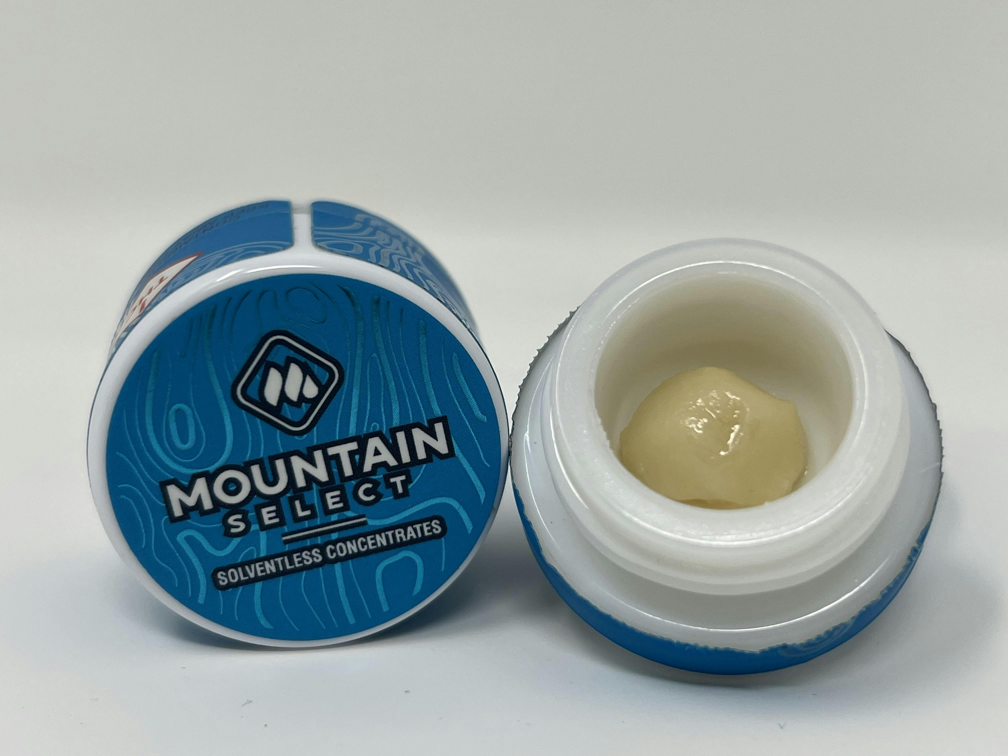 Photograph of product: Mountain Select Cold Cure Rosin 1g