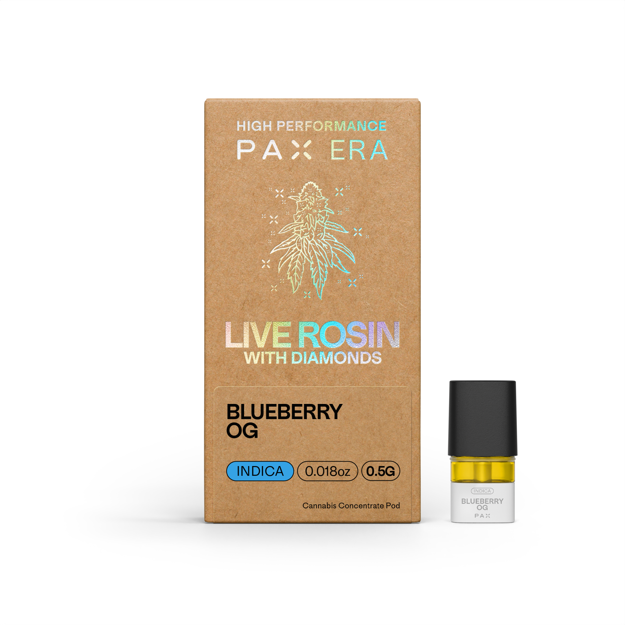 Photograph of product: Blueberry OG Live Rosin Pod | 0.5g - PAX