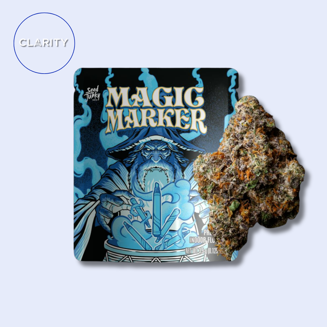 Photograph of product: Seed Junky Prepackaged Flower | Magic Marker - 3.5g