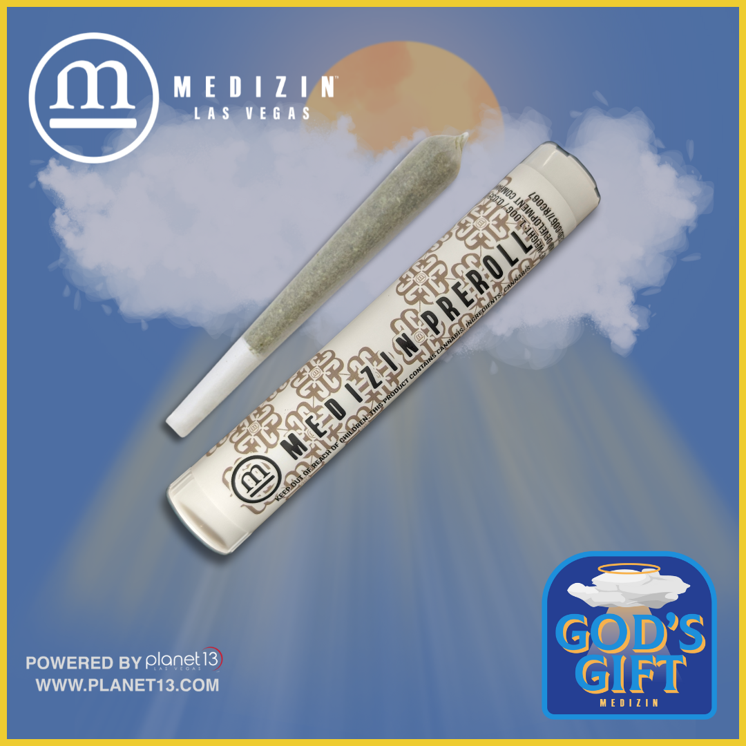 Photograph of product: God's Gift 1g Preroll