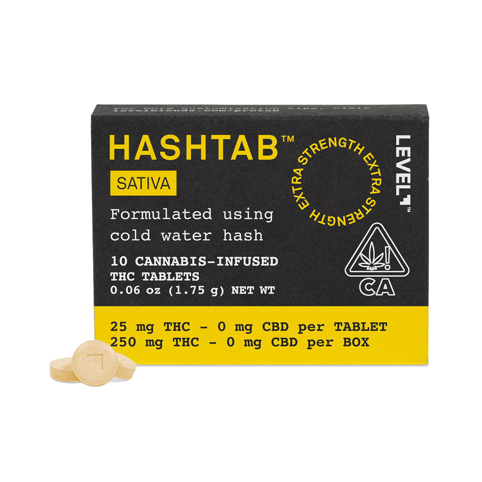 Photograph of product: au chocolatTAB Oui'd 10PK 250MG