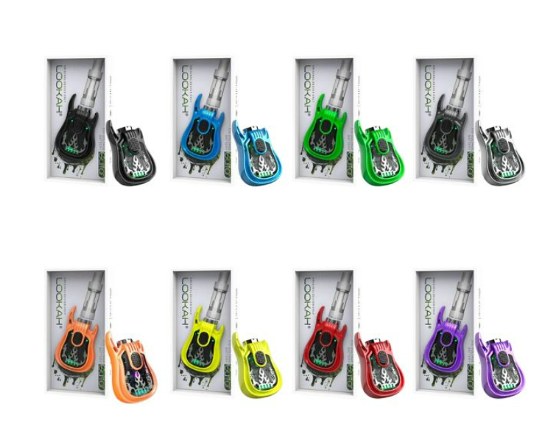 Photograph of product: Lookah | Vape Battery | Guitar | Assorted Colors