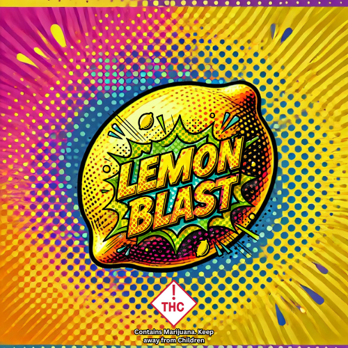 Photograph of product: Lemon Blast (H) - 1.6g Infused Pre-Roll - Captain Blast