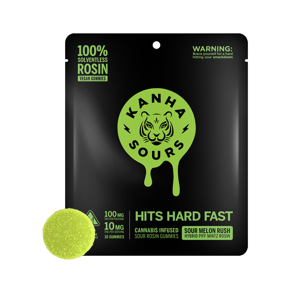 Photograph of product: SOUR MELON RUSH NANO GUMMIES [10 CT]