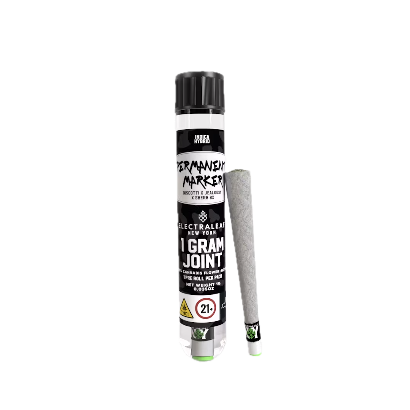 Photograph of product: ELECTRALEAF Permanent Marker 1g Pre-Roll