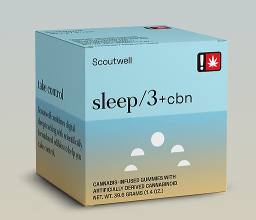 Photograph of product: Scoutwell - Sleep/3 + CBN Gummies