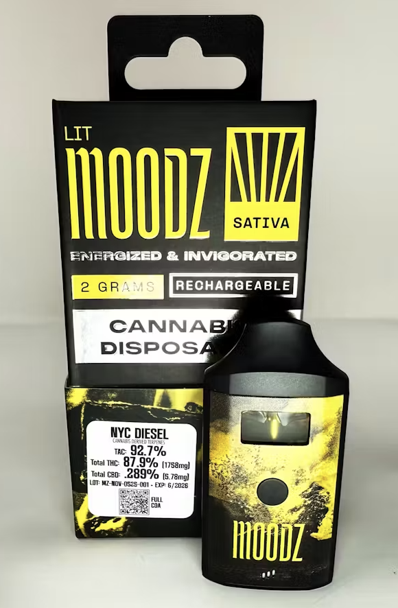 Photograph of product: NYC Diesel - 2g ALL-IN-ONE