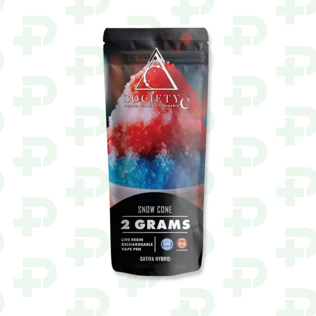 Photograph of product: Society C Live Resin Disposable - Snow Cone