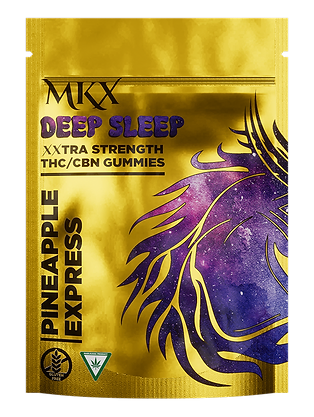 Photograph of product: MKX | Pineapple Express | 200mg Deep Sleep CBN Gummies