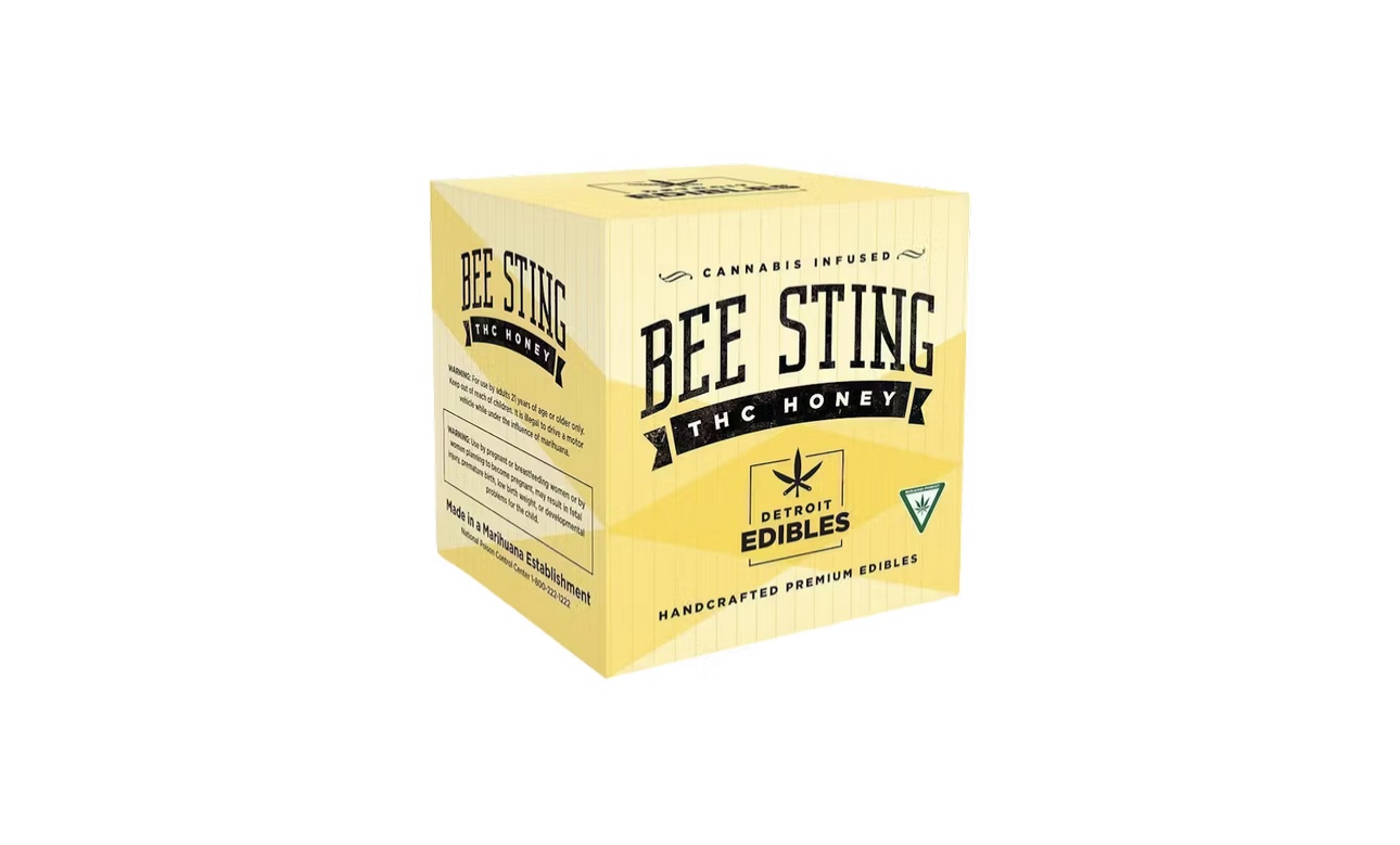 Photograph of product: AU Detroit Bee Sting Honey 200mg