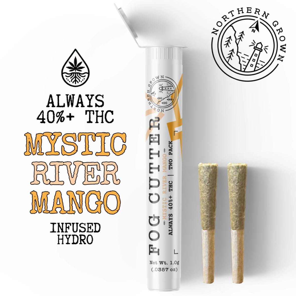 Photograph of product: Northern Grown | Mystic River Mango | Fog Cutter | 2pk | .5