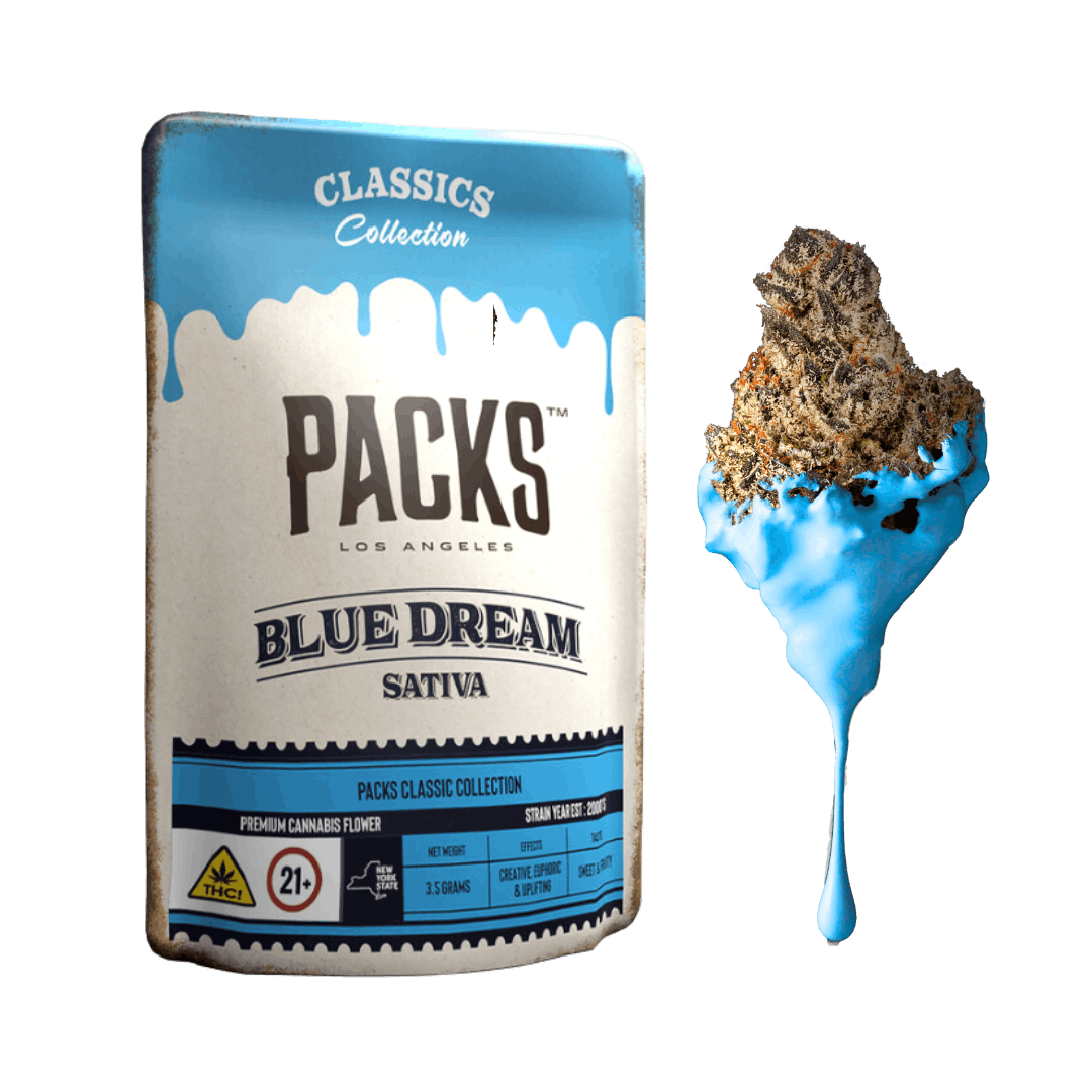 Photograph of product: Packs - Blue Dream - 3.5G Flower