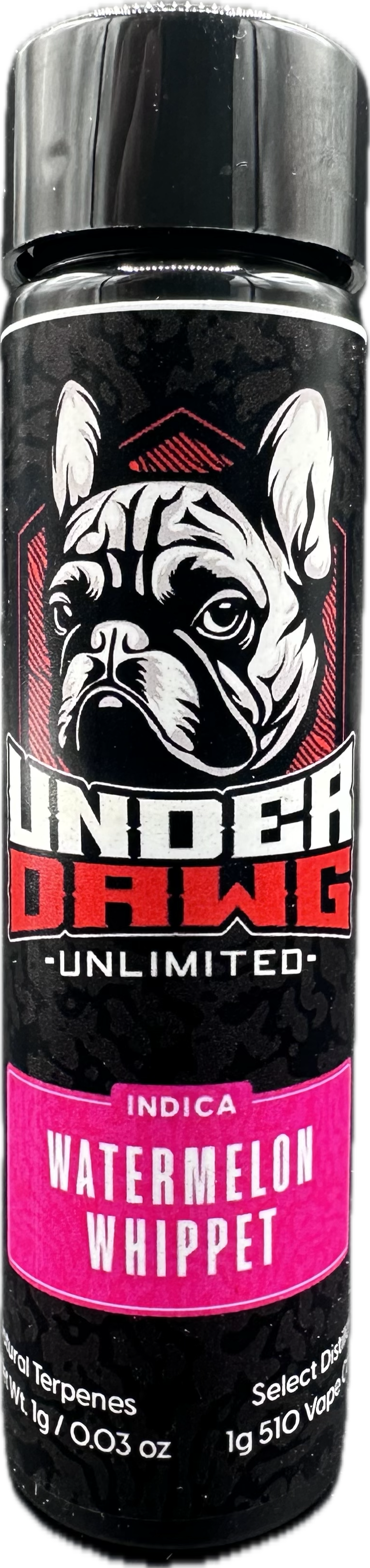 Photograph of product: Under Dawg Watermelon Whippet Distillate Cart