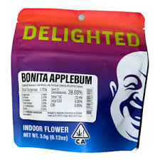 Photograph of product: DELIGHTED BONITA APPLEBUM 3.5G FLOWER