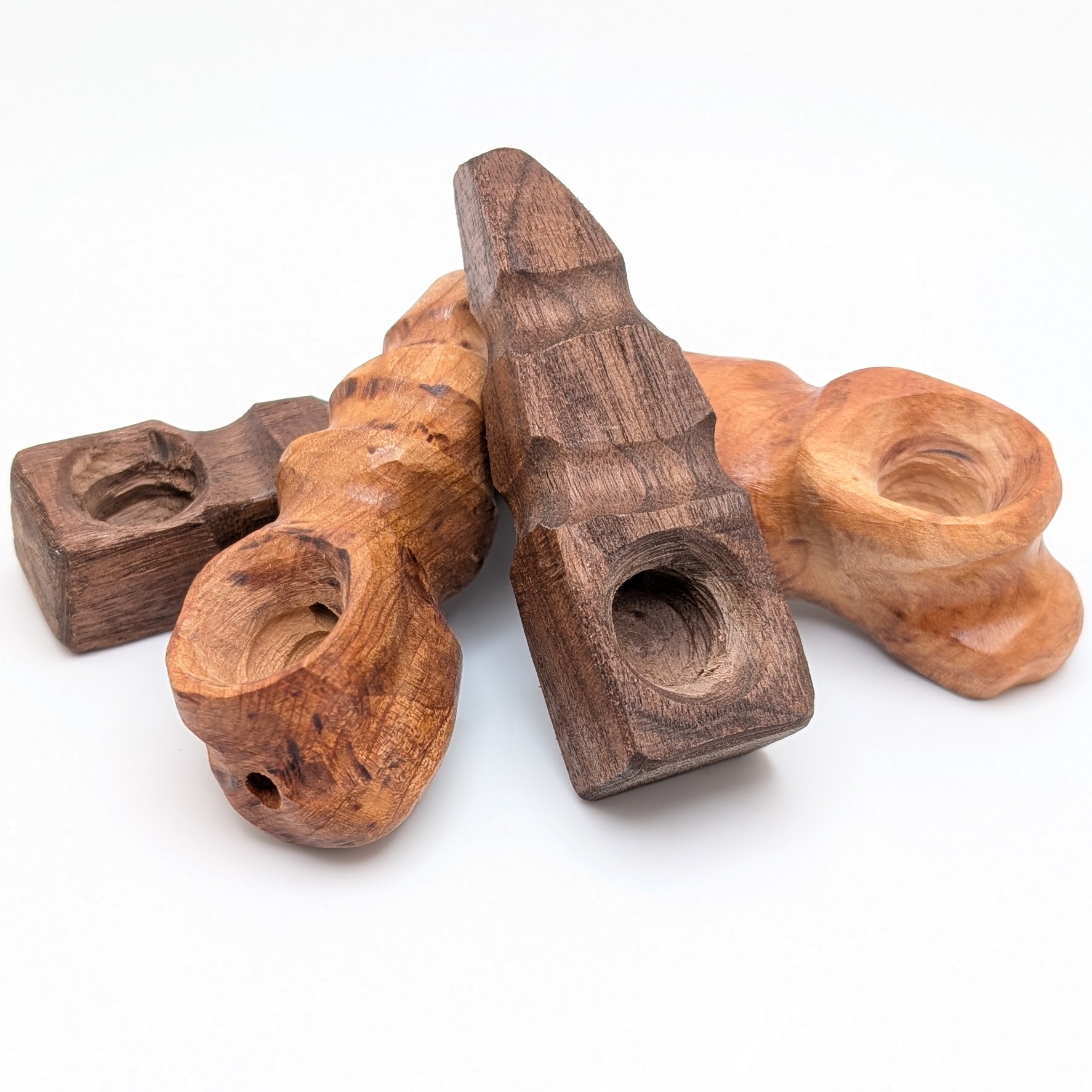 Photograph of product: Carved Wood Pipe