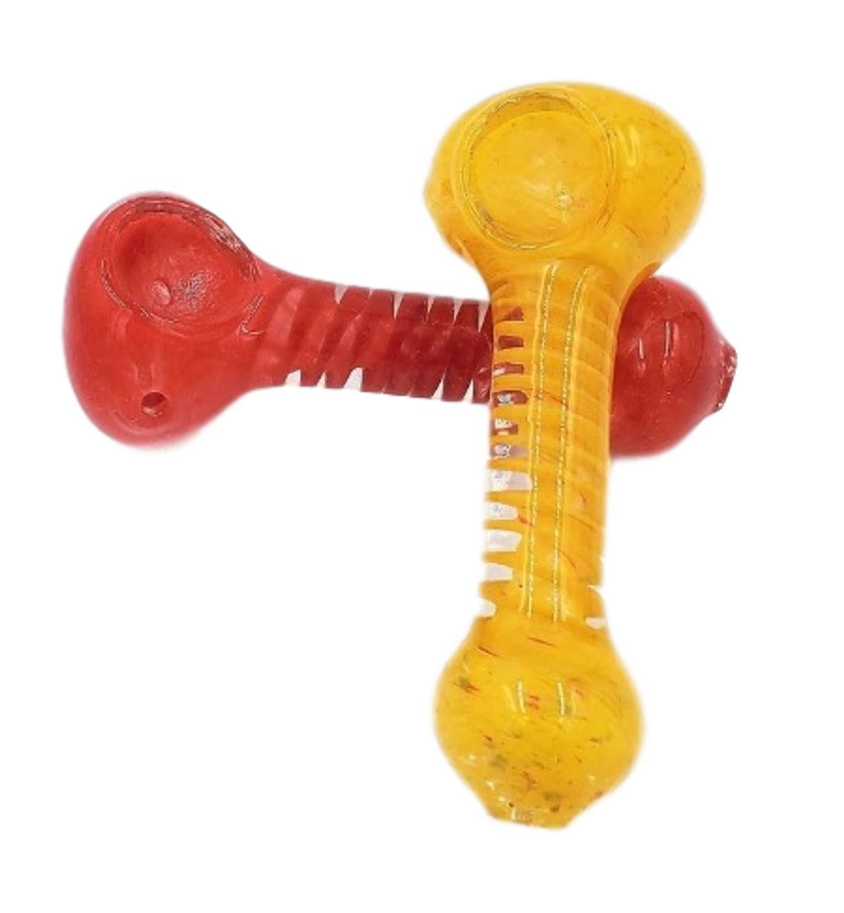 Photograph of product: 4.5" SWIRL GLASS HAND PIPE - ASSORTED