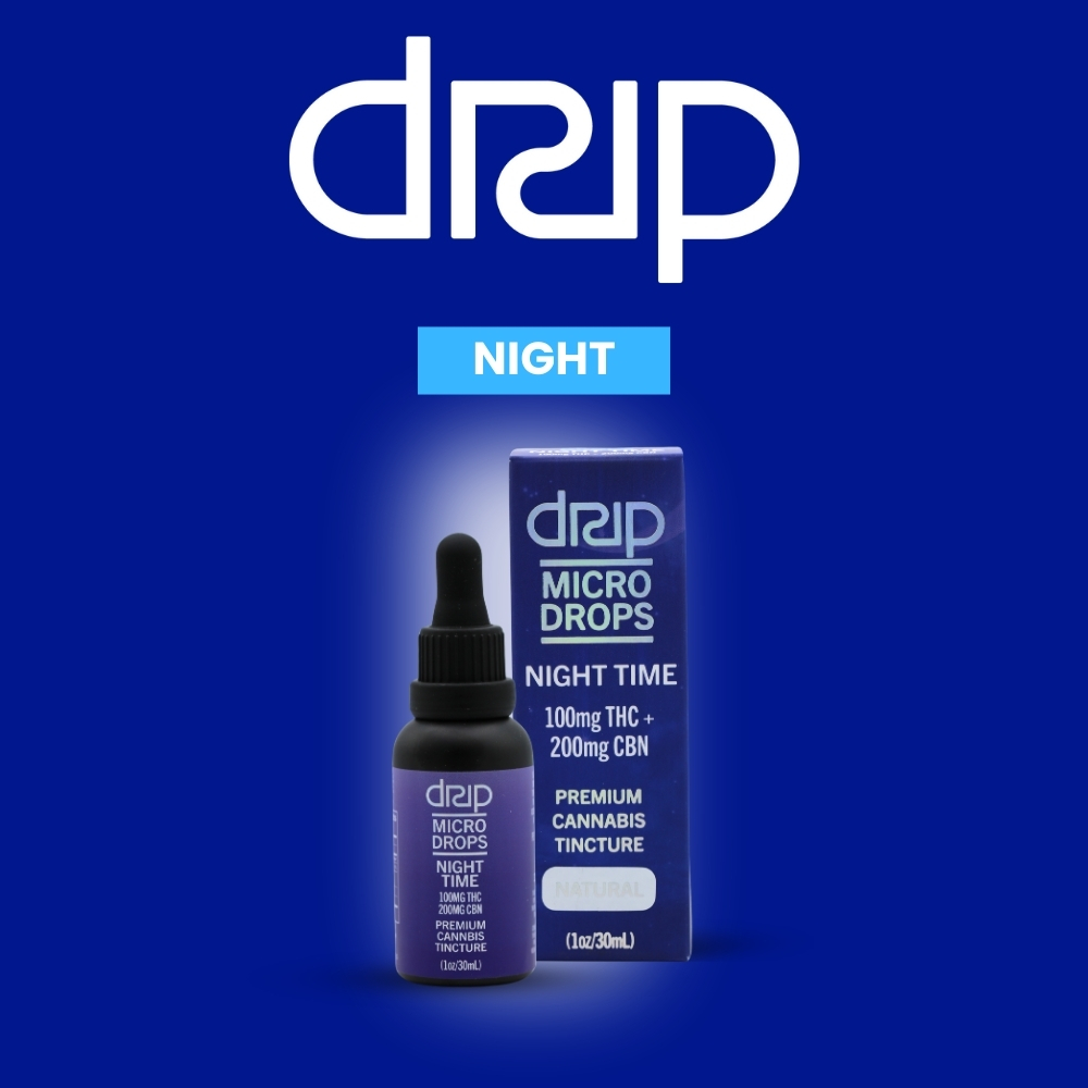Photograph of product: (DRIP) DROPS MICRO NIGHT TH-oui/CBN 100mg