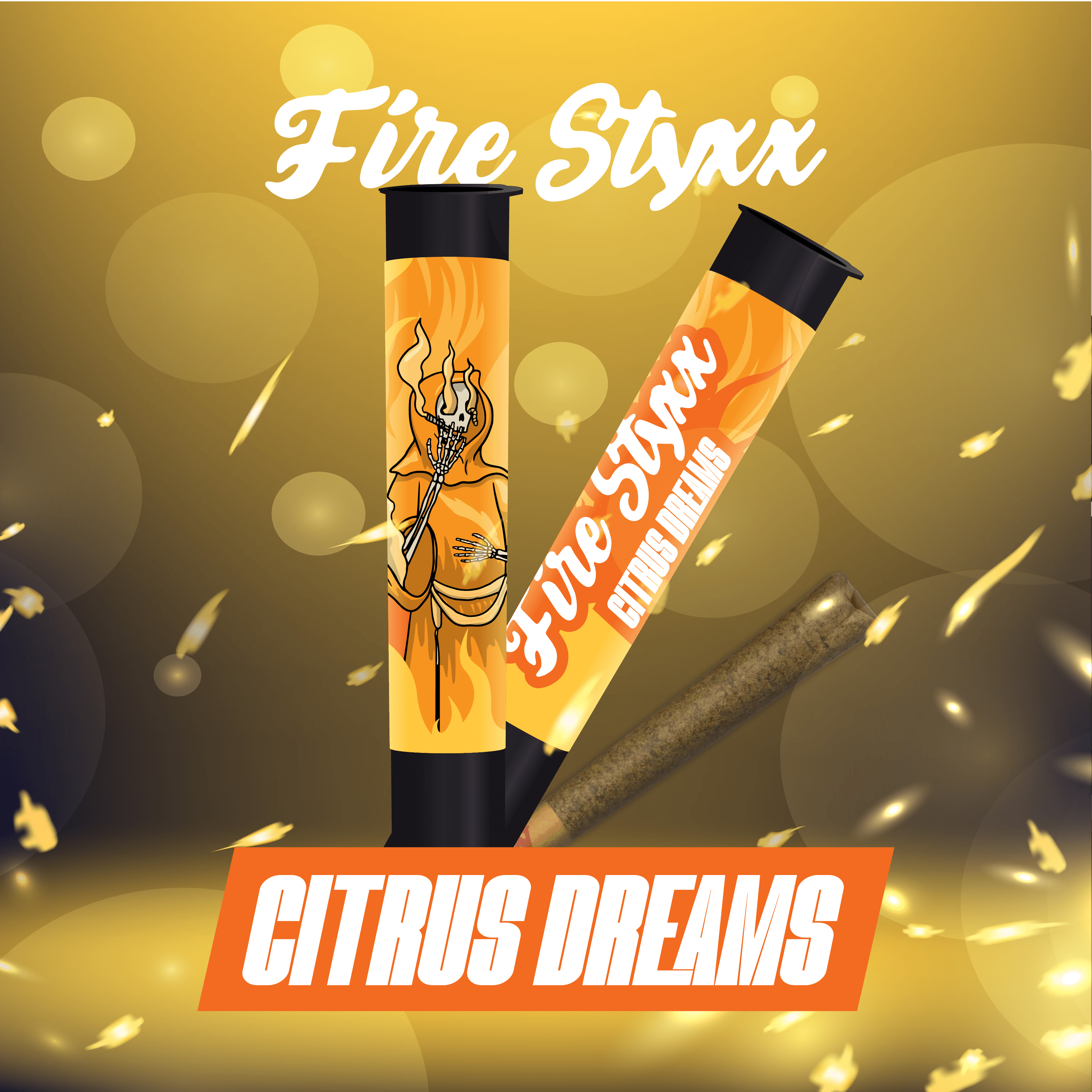 Photograph of product: Citrus Dreams Fire Styxx Infused Single