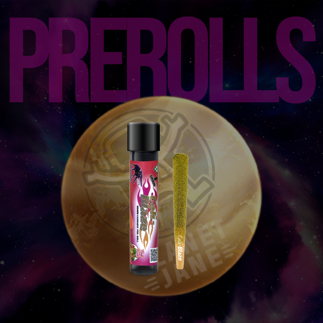 Photograph of product: Cali Blaze - 1g Preroll Tarantula - Fruit Punch Hybrid