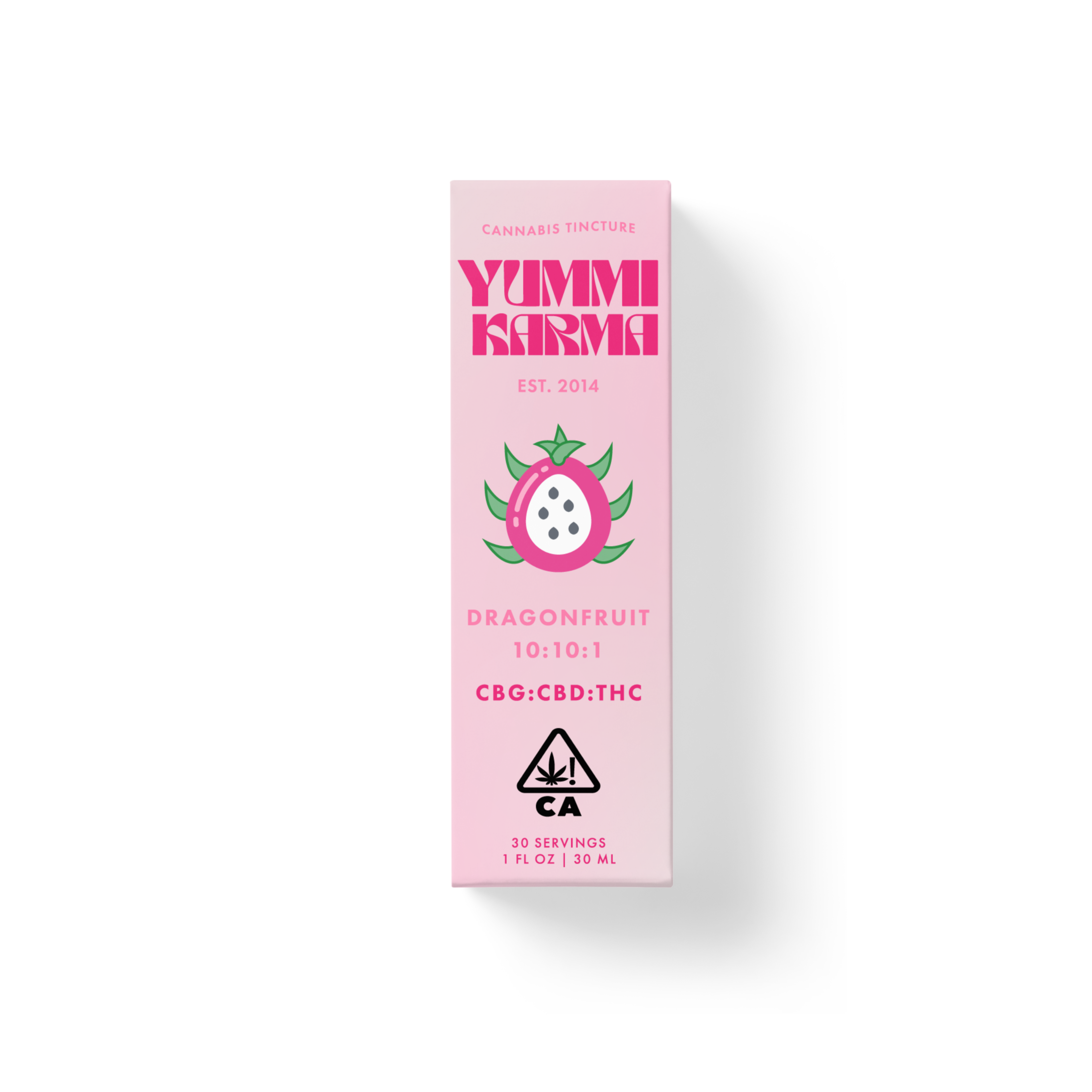 Photograph of product: Yummi Karma - Bright Side Dragonfruit Drops 10:10:1 (CBG/CBD/TH-oui) 30mg