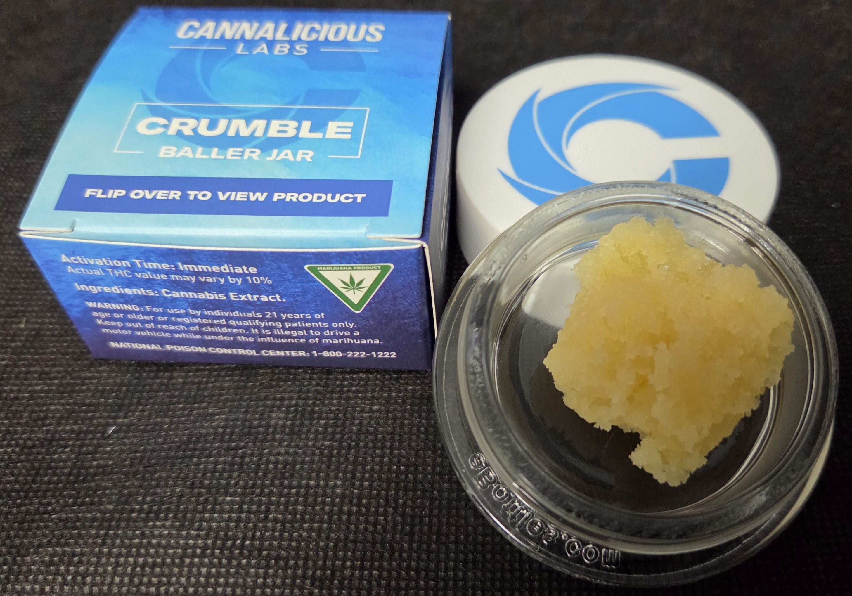 Photograph of product: Cannalicious - Motorbreath (H) - Wax Baller Jar