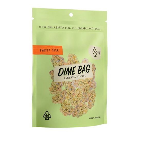Photograph of product: Dime Bag Flower Blueberry Haze 14g - 