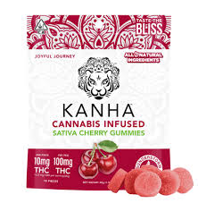 Photograph of product: CHERRY SATIVA - 100MG GUMMIES