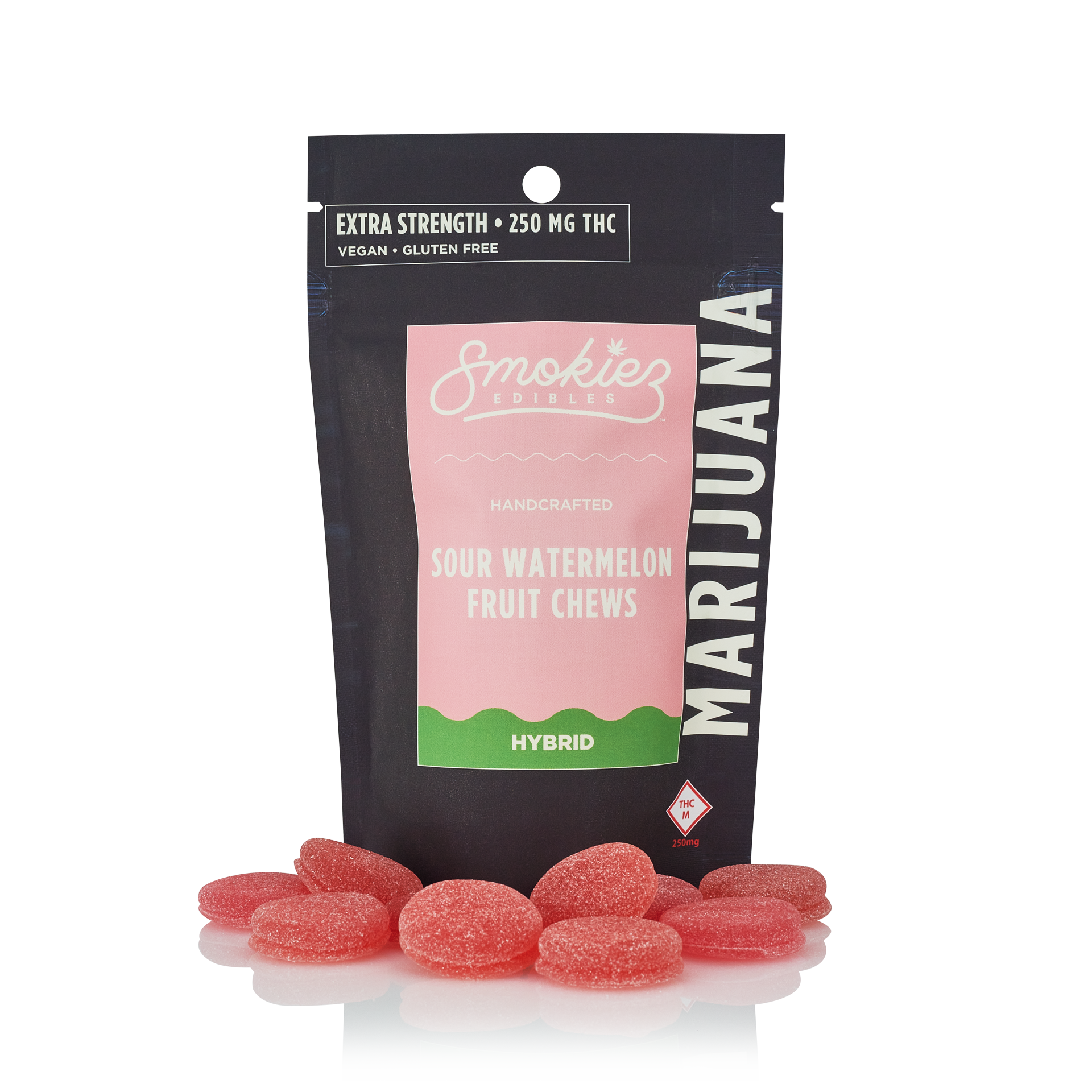 Photograph of product: Sour Watermelon | Fruit Chews 250mg