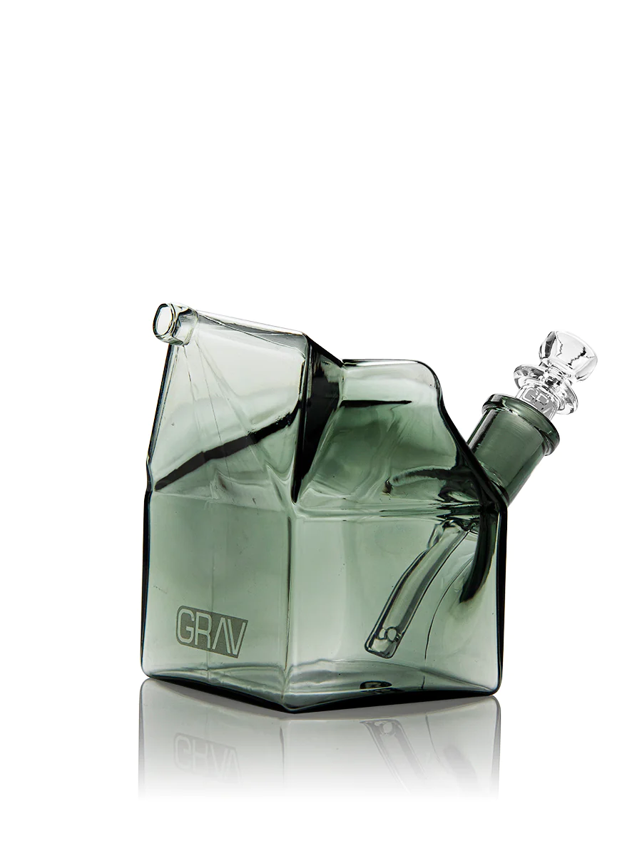 Photograph of product: GRAV Milk Carton Bubbler - Smoke