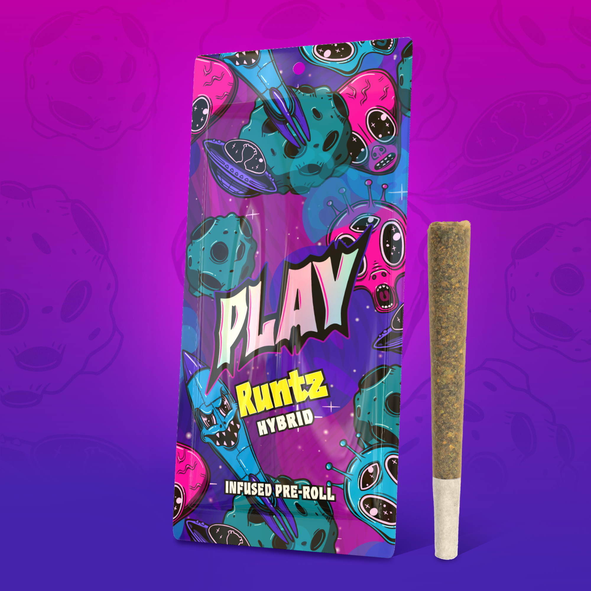 Photograph of product: Play | Runtz | 1.2 | Infused Pre-Roll