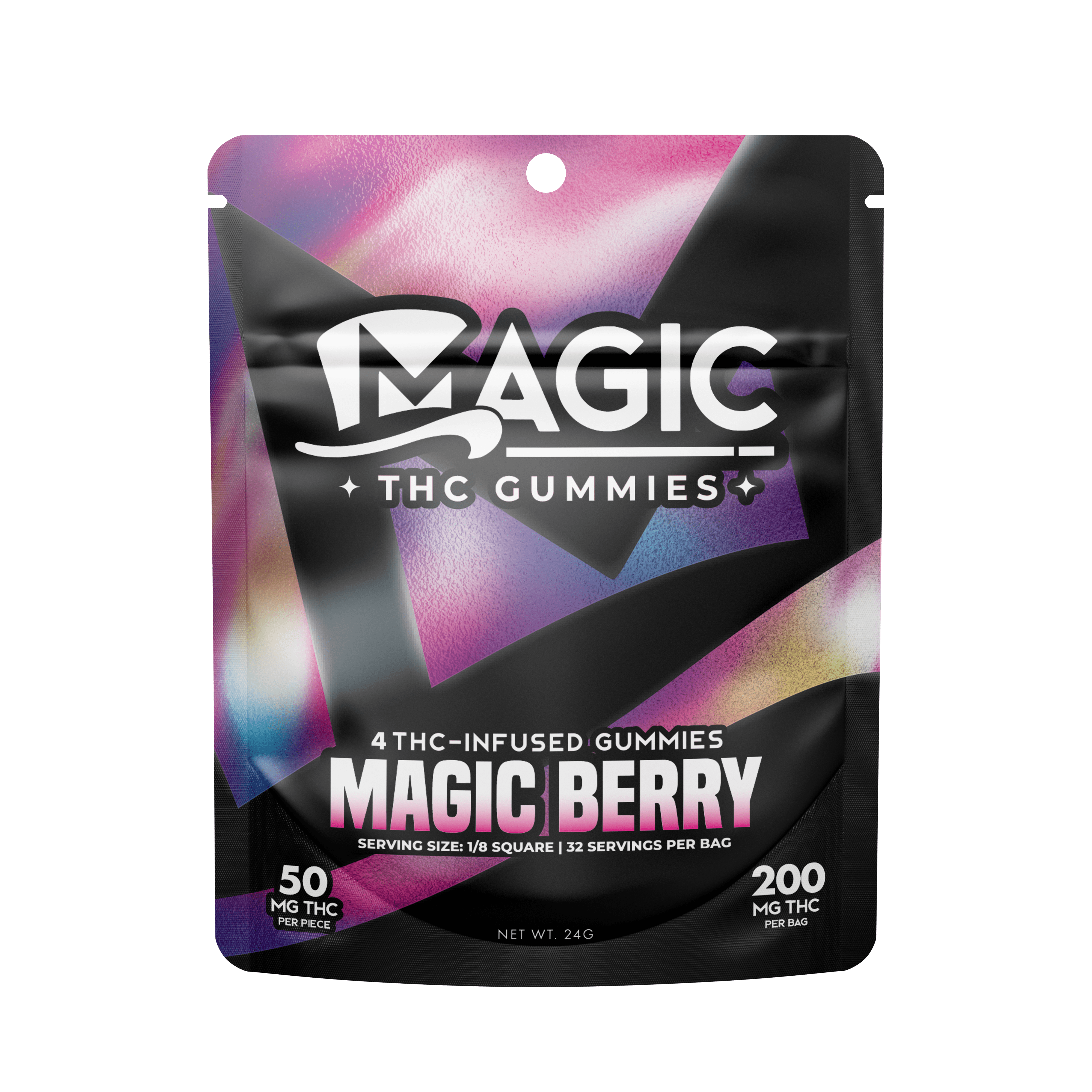 Photograph of product: Magic Magic Berry Chews 200mg Rec