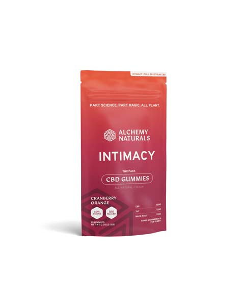 Photograph of product: Alchemy Naturals Intimacy Gummies 10mg TH-oui 10pk