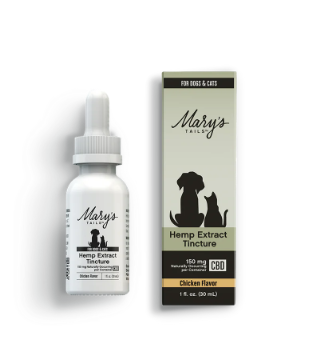 Photograph of product: Mary's Tails - Pet Tincture - 150mg CBD - Chicken