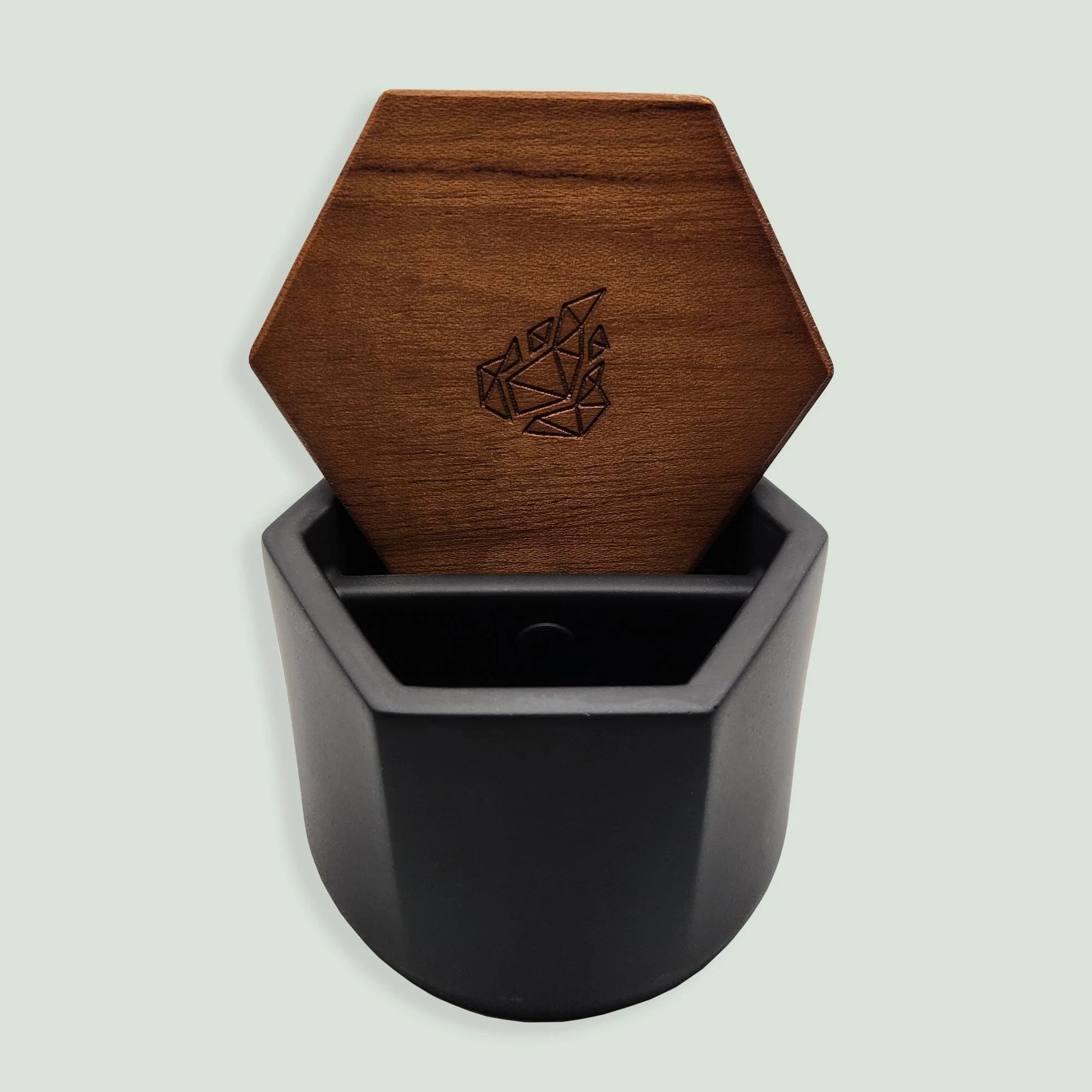 Photograph of product: BRNT Malua Large Stash Jar - Black